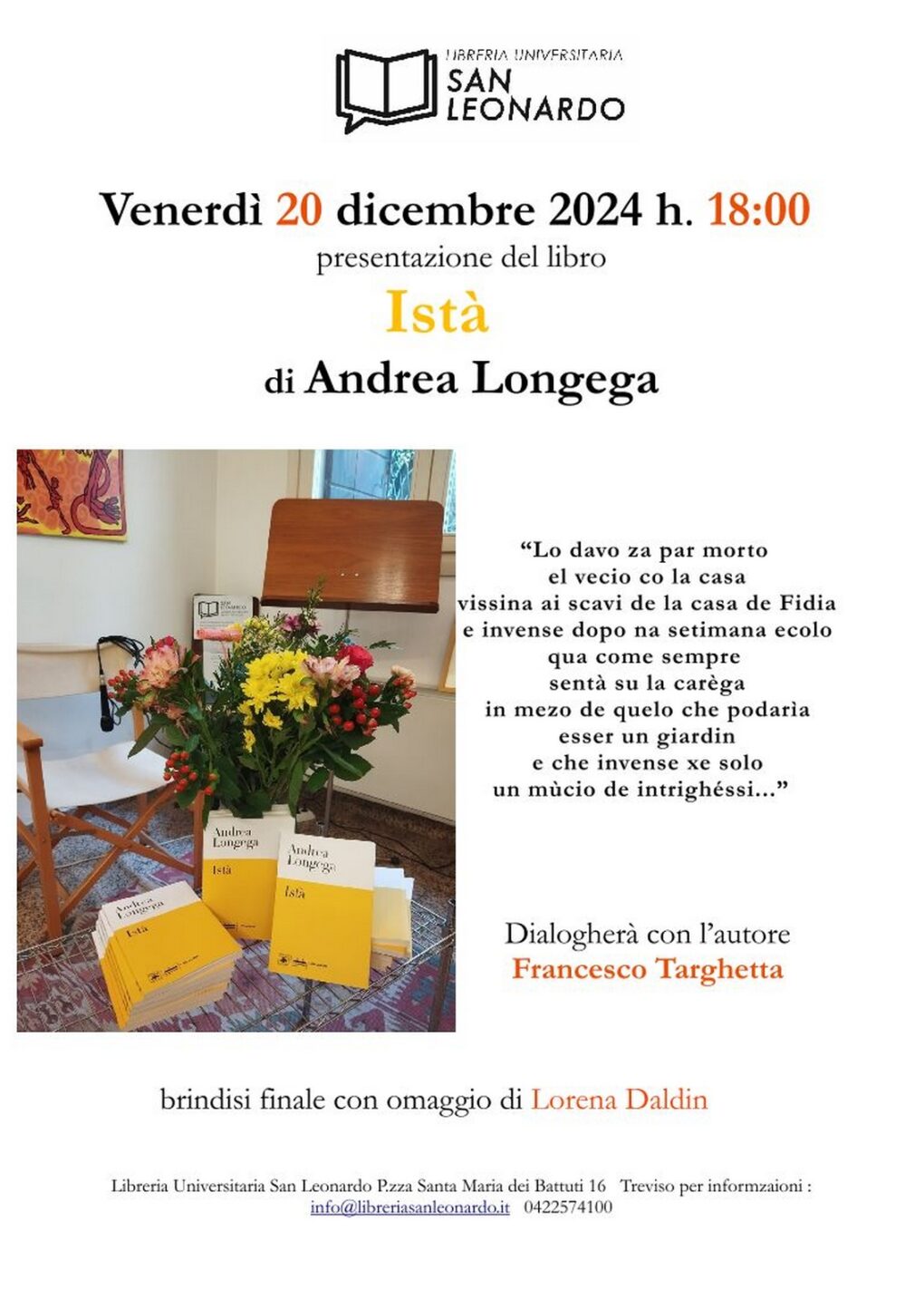 Scopri di più sull'articolo Istà a Treviso – 20 dicembre